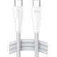 Cable Charger Mobile Joyroom Type-C To Type-C 100W S-CC100A11 2M White